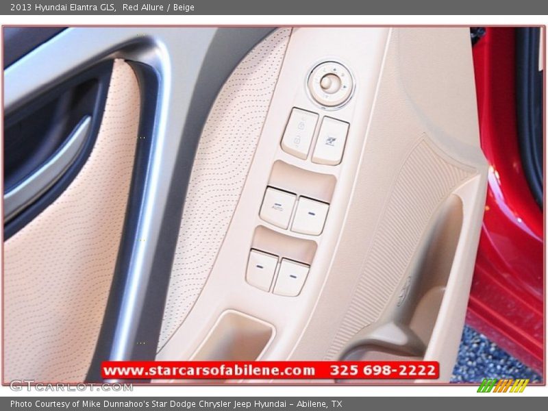 Red Allure / Beige 2013 Hyundai Elantra GLS