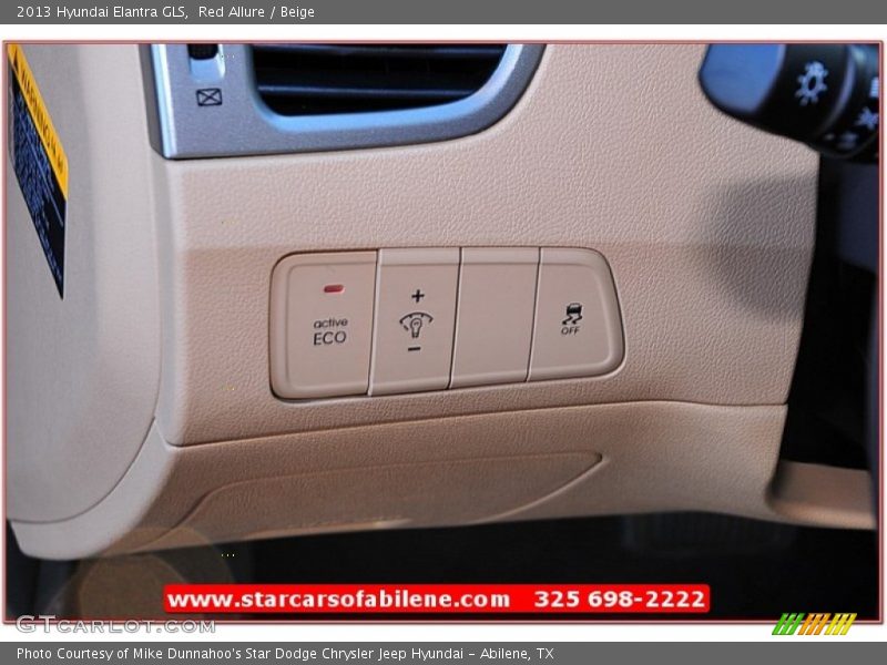 Red Allure / Beige 2013 Hyundai Elantra GLS