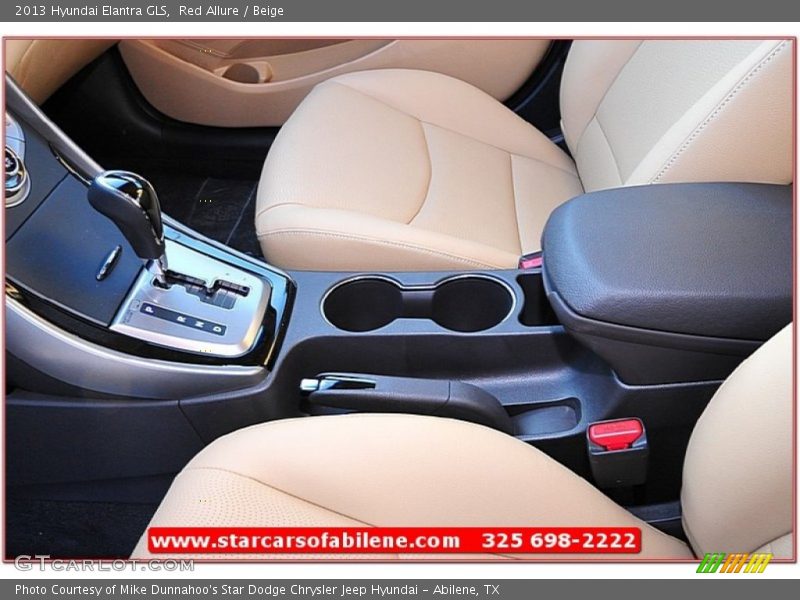 Red Allure / Beige 2013 Hyundai Elantra GLS