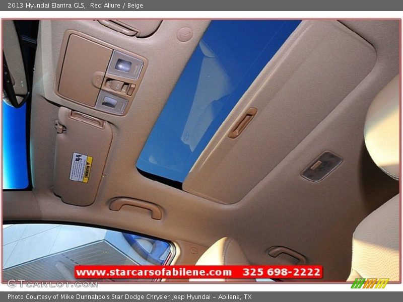 Red Allure / Beige 2013 Hyundai Elantra GLS