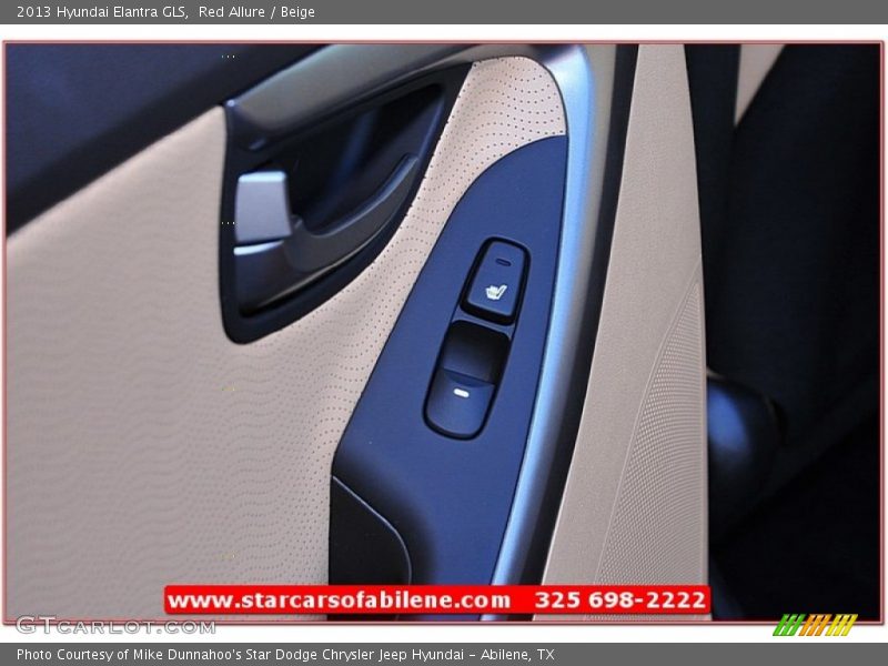 Red Allure / Beige 2013 Hyundai Elantra GLS