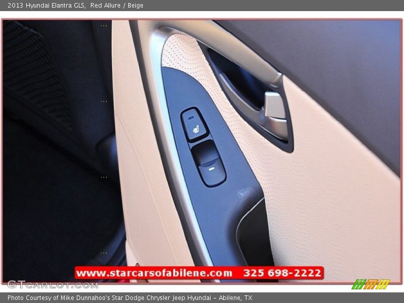 Red Allure / Beige 2013 Hyundai Elantra GLS