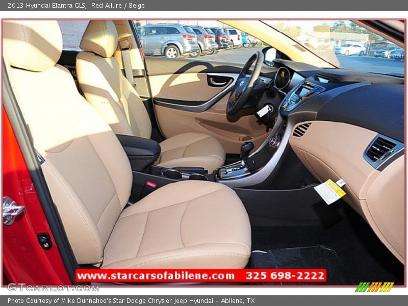Red Allure / Beige 2013 Hyundai Elantra GLS