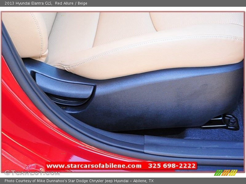 Red Allure / Beige 2013 Hyundai Elantra GLS