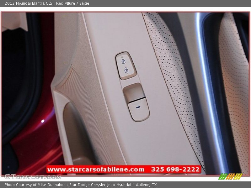 Red Allure / Beige 2013 Hyundai Elantra GLS