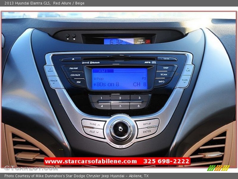 Red Allure / Beige 2013 Hyundai Elantra GLS
