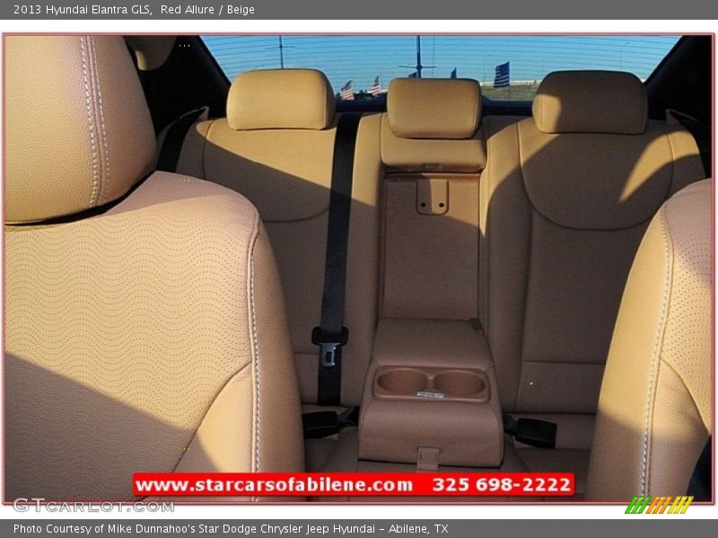 Red Allure / Beige 2013 Hyundai Elantra GLS
