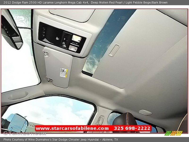 Deep Molten Red Pearl / Light Pebble Beige/Bark Brown 2012 Dodge Ram 2500 HD Laramie Longhorn Mega Cab 4x4