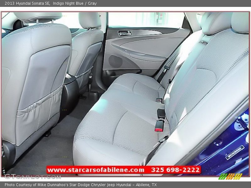 Indigo Night Blue / Gray 2013 Hyundai Sonata SE