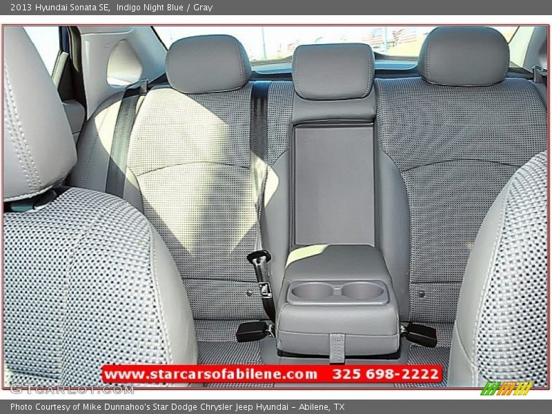 Indigo Night Blue / Gray 2013 Hyundai Sonata SE