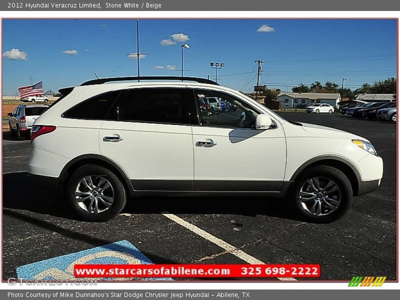 Stone White / Beige 2012 Hyundai Veracruz Limited