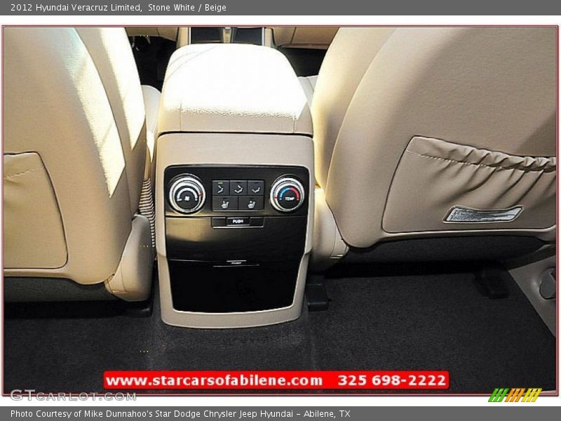 Stone White / Beige 2012 Hyundai Veracruz Limited