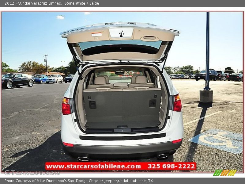 Stone White / Beige 2012 Hyundai Veracruz Limited