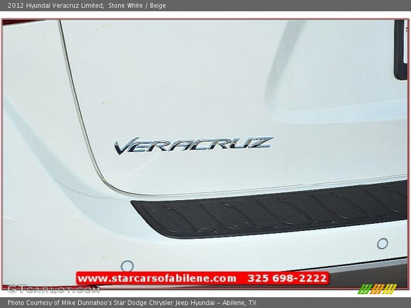 Stone White / Beige 2012 Hyundai Veracruz Limited