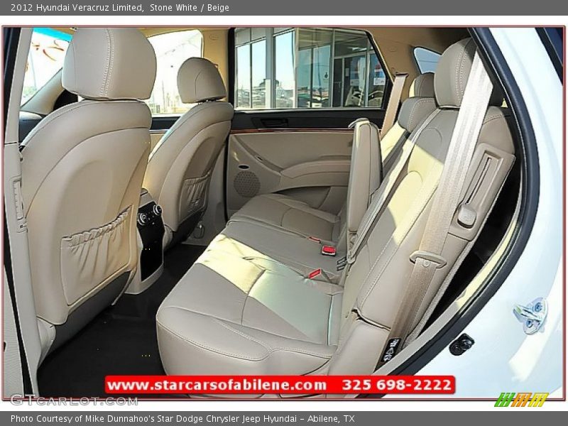 Stone White / Beige 2012 Hyundai Veracruz Limited