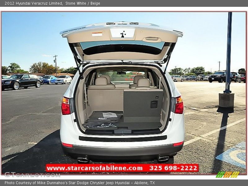 Stone White / Beige 2012 Hyundai Veracruz Limited