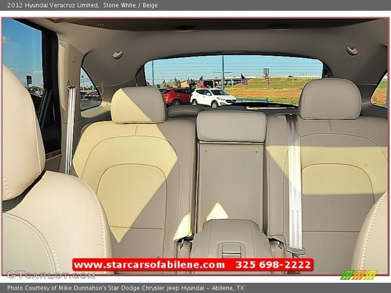 Stone White / Beige 2012 Hyundai Veracruz Limited