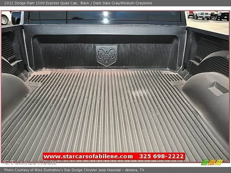 Black / Dark Slate Gray/Medium Graystone 2012 Dodge Ram 1500 Express Quad Cab