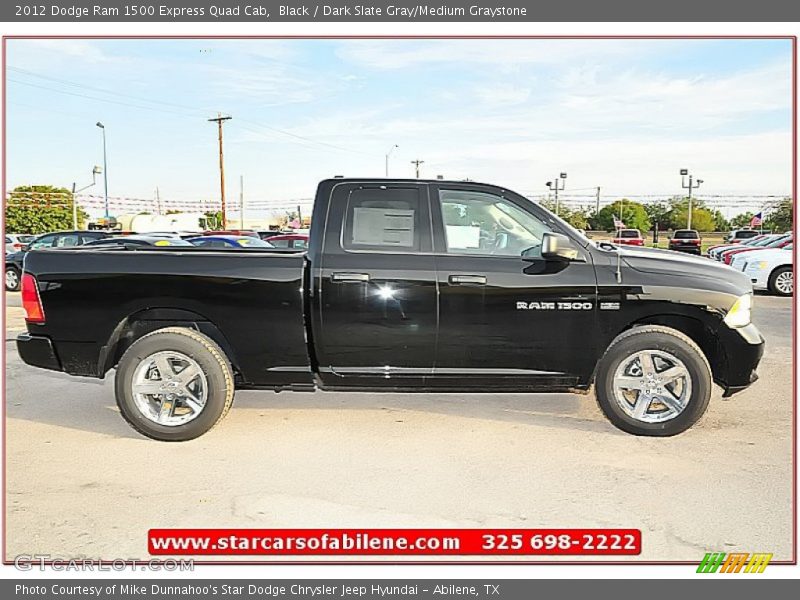 Black / Dark Slate Gray/Medium Graystone 2012 Dodge Ram 1500 Express Quad Cab