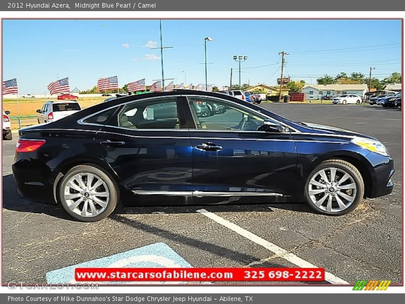 Midnight Blue Pearl / Camel 2012 Hyundai Azera