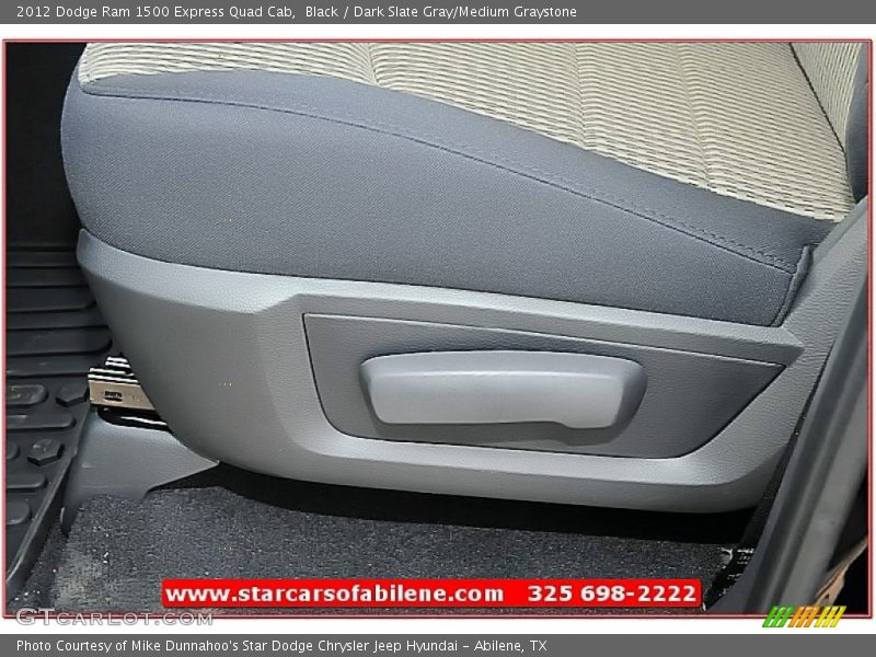 Black / Dark Slate Gray/Medium Graystone 2012 Dodge Ram 1500 Express Quad Cab