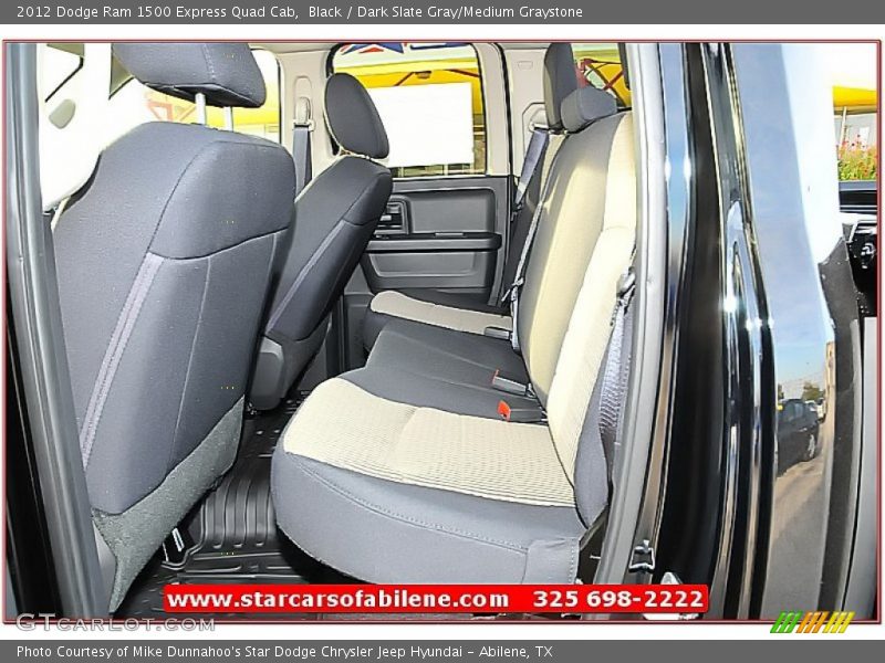 Black / Dark Slate Gray/Medium Graystone 2012 Dodge Ram 1500 Express Quad Cab