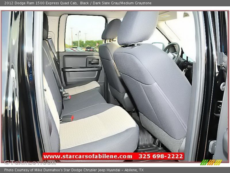 Black / Dark Slate Gray/Medium Graystone 2012 Dodge Ram 1500 Express Quad Cab