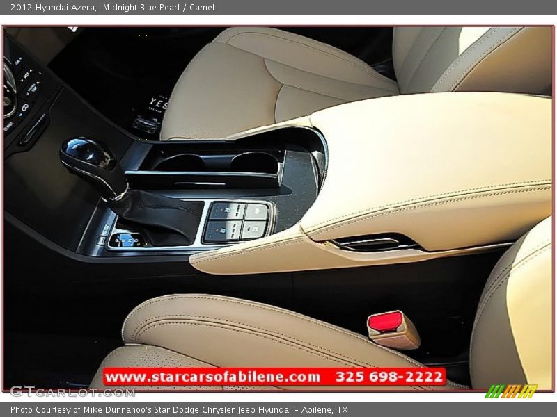 Midnight Blue Pearl / Camel 2012 Hyundai Azera