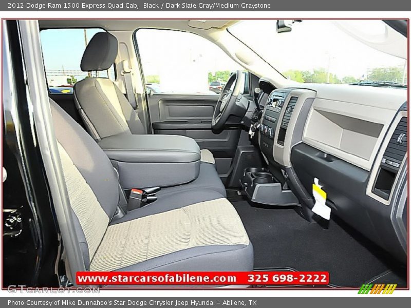 Black / Dark Slate Gray/Medium Graystone 2012 Dodge Ram 1500 Express Quad Cab