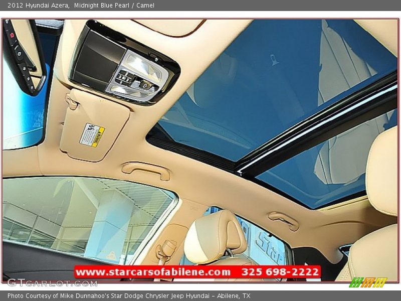 Midnight Blue Pearl / Camel 2012 Hyundai Azera