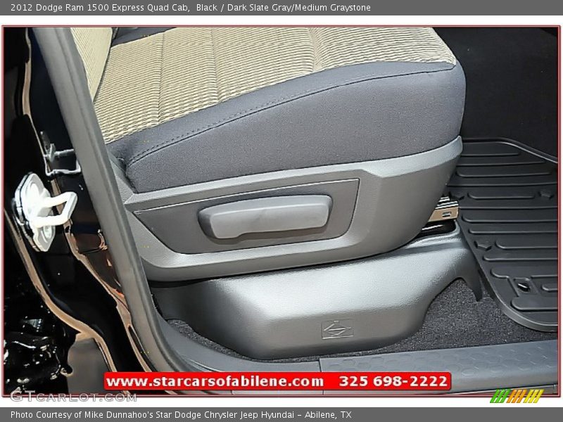 Black / Dark Slate Gray/Medium Graystone 2012 Dodge Ram 1500 Express Quad Cab