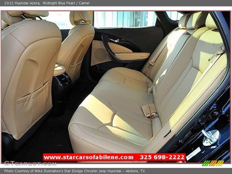 Midnight Blue Pearl / Camel 2012 Hyundai Azera