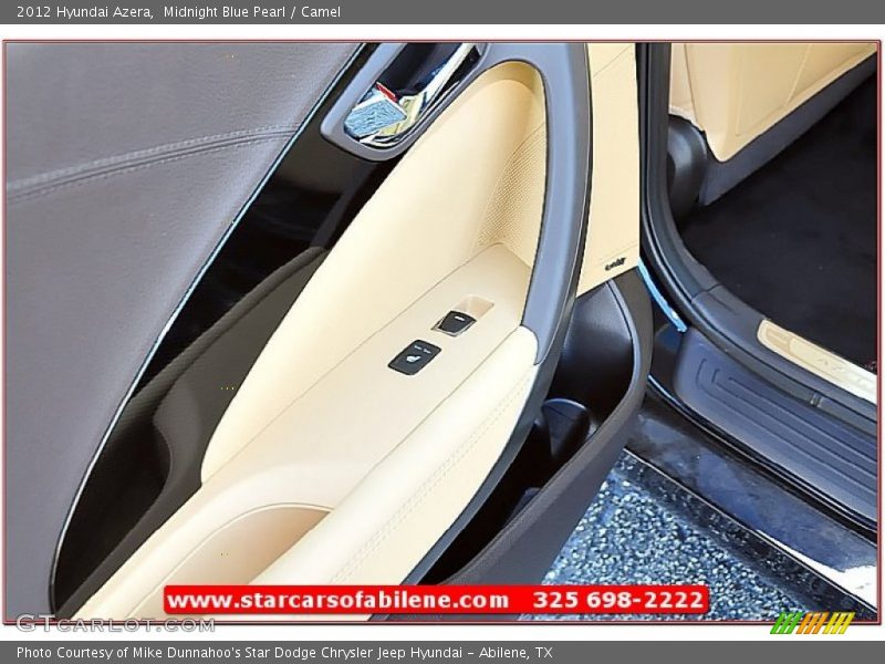 Midnight Blue Pearl / Camel 2012 Hyundai Azera