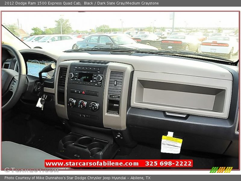 Black / Dark Slate Gray/Medium Graystone 2012 Dodge Ram 1500 Express Quad Cab