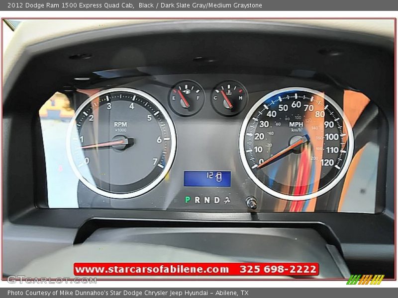 Black / Dark Slate Gray/Medium Graystone 2012 Dodge Ram 1500 Express Quad Cab
