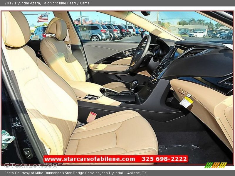 Midnight Blue Pearl / Camel 2012 Hyundai Azera