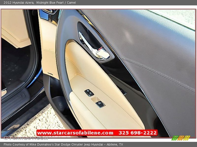 Midnight Blue Pearl / Camel 2012 Hyundai Azera