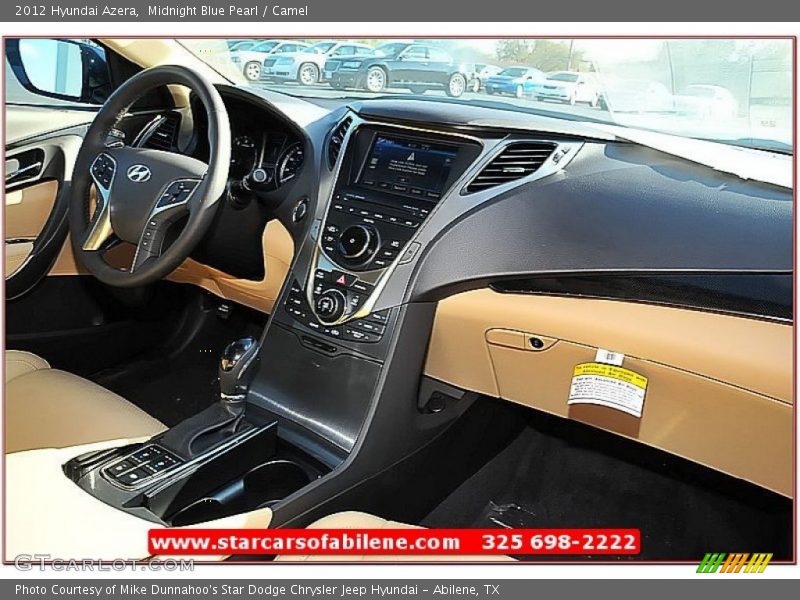 Midnight Blue Pearl / Camel 2012 Hyundai Azera