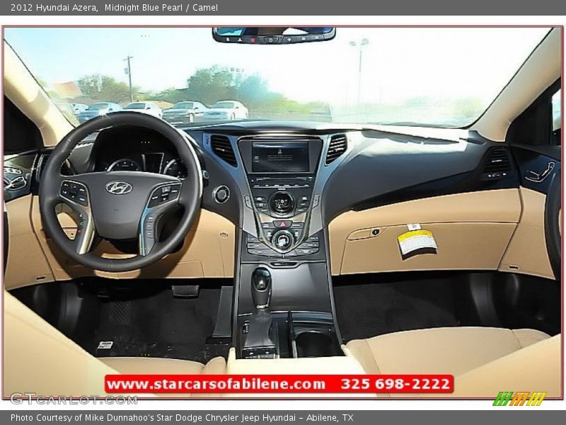 Midnight Blue Pearl / Camel 2012 Hyundai Azera