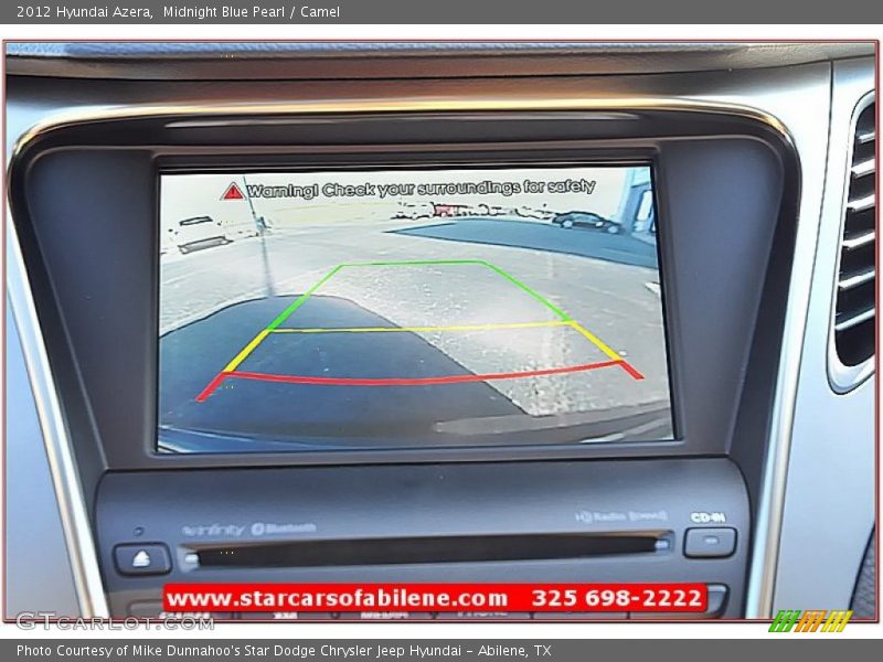 Midnight Blue Pearl / Camel 2012 Hyundai Azera