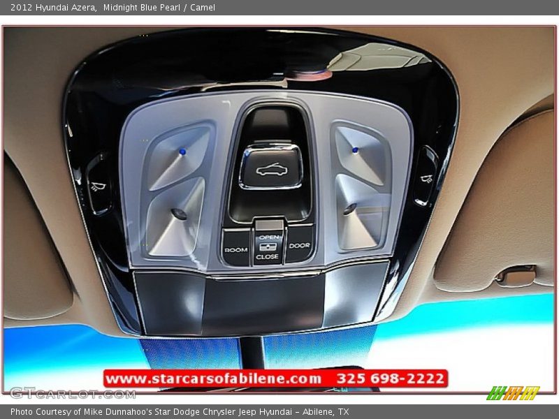 Midnight Blue Pearl / Camel 2012 Hyundai Azera