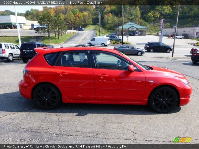 True Red / Gray/Black 2007 Mazda MAZDA3 MAZDASPEED3 Sport