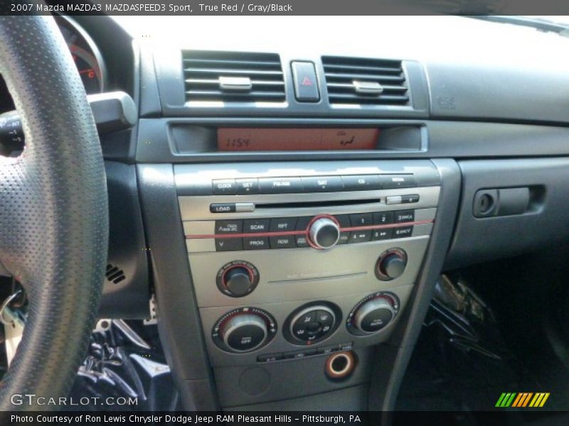 True Red / Gray/Black 2007 Mazda MAZDA3 MAZDASPEED3 Sport
