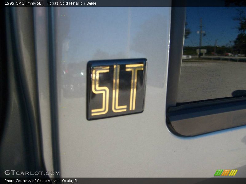 Topaz Gold Metallic / Beige 1999 GMC Jimmy SLT
