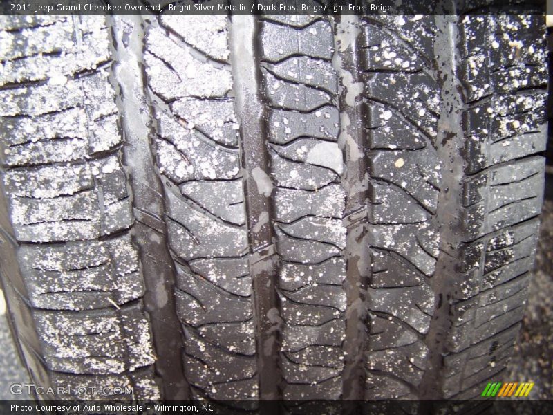 Bright Silver Metallic / Dark Frost Beige/Light Frost Beige 2011 Jeep Grand Cherokee Overland