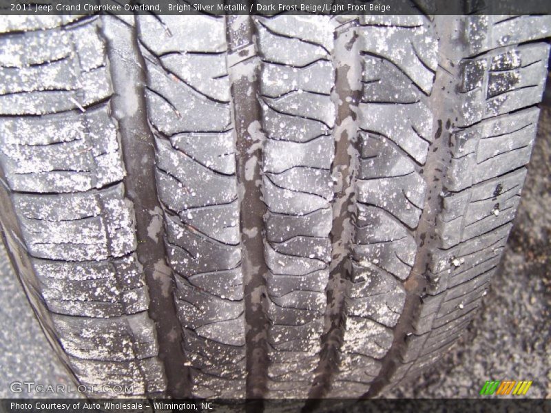 Bright Silver Metallic / Dark Frost Beige/Light Frost Beige 2011 Jeep Grand Cherokee Overland