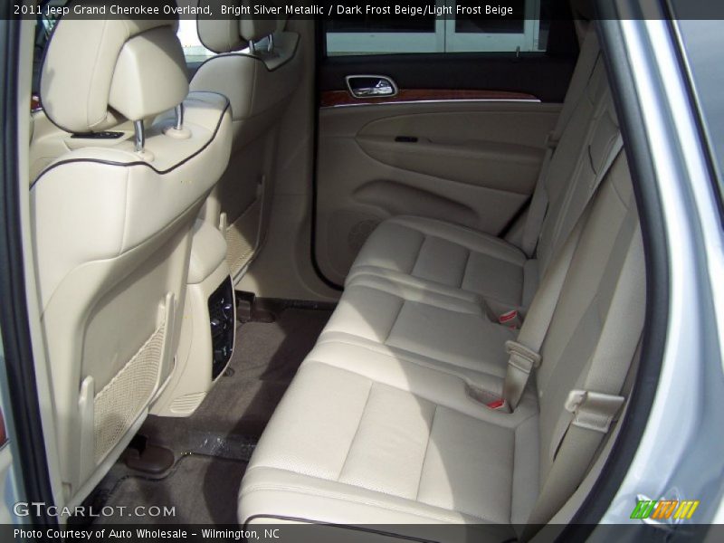 Bright Silver Metallic / Dark Frost Beige/Light Frost Beige 2011 Jeep Grand Cherokee Overland