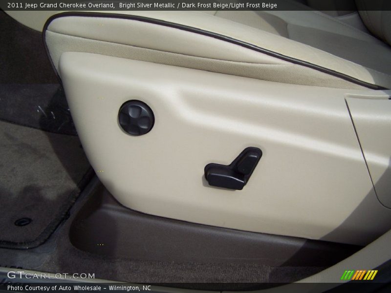 Bright Silver Metallic / Dark Frost Beige/Light Frost Beige 2011 Jeep Grand Cherokee Overland