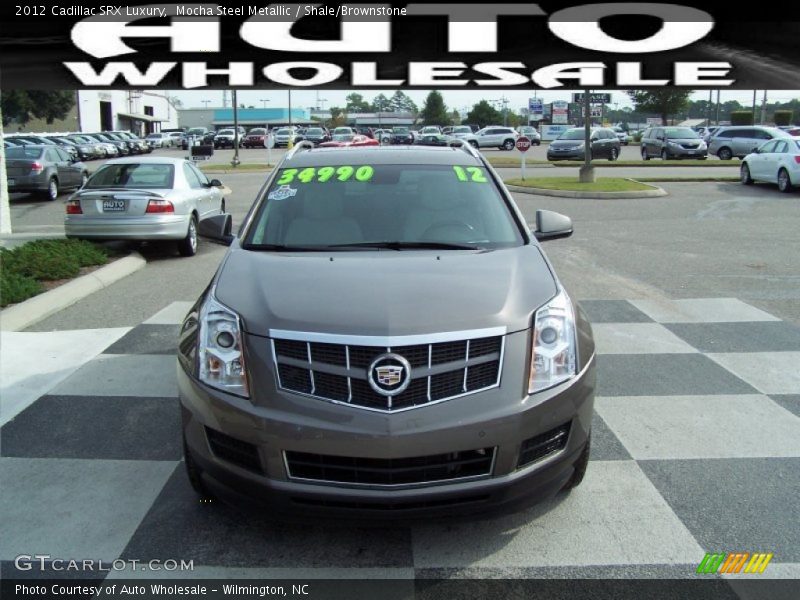 Mocha Steel Metallic / Shale/Brownstone 2012 Cadillac SRX Luxury