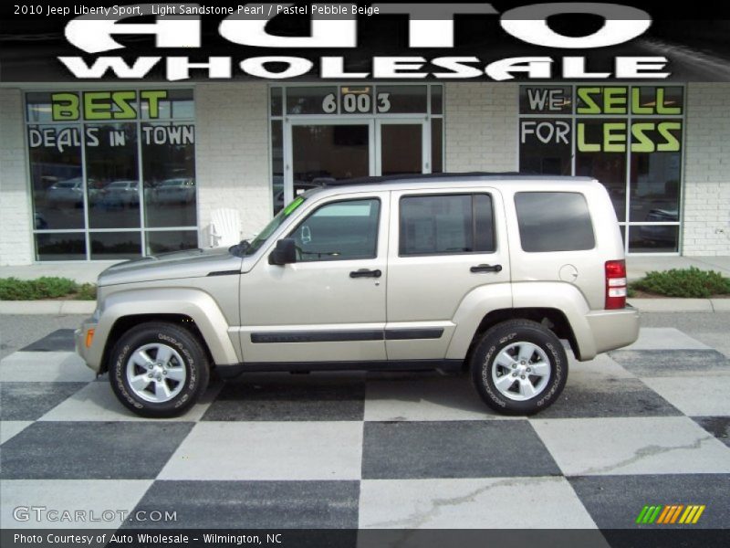 Light Sandstone Pearl / Pastel Pebble Beige 2010 Jeep Liberty Sport